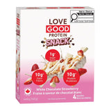 Love Good Fats Chewy Nutty White Chocolate Strawberry 4 Bars