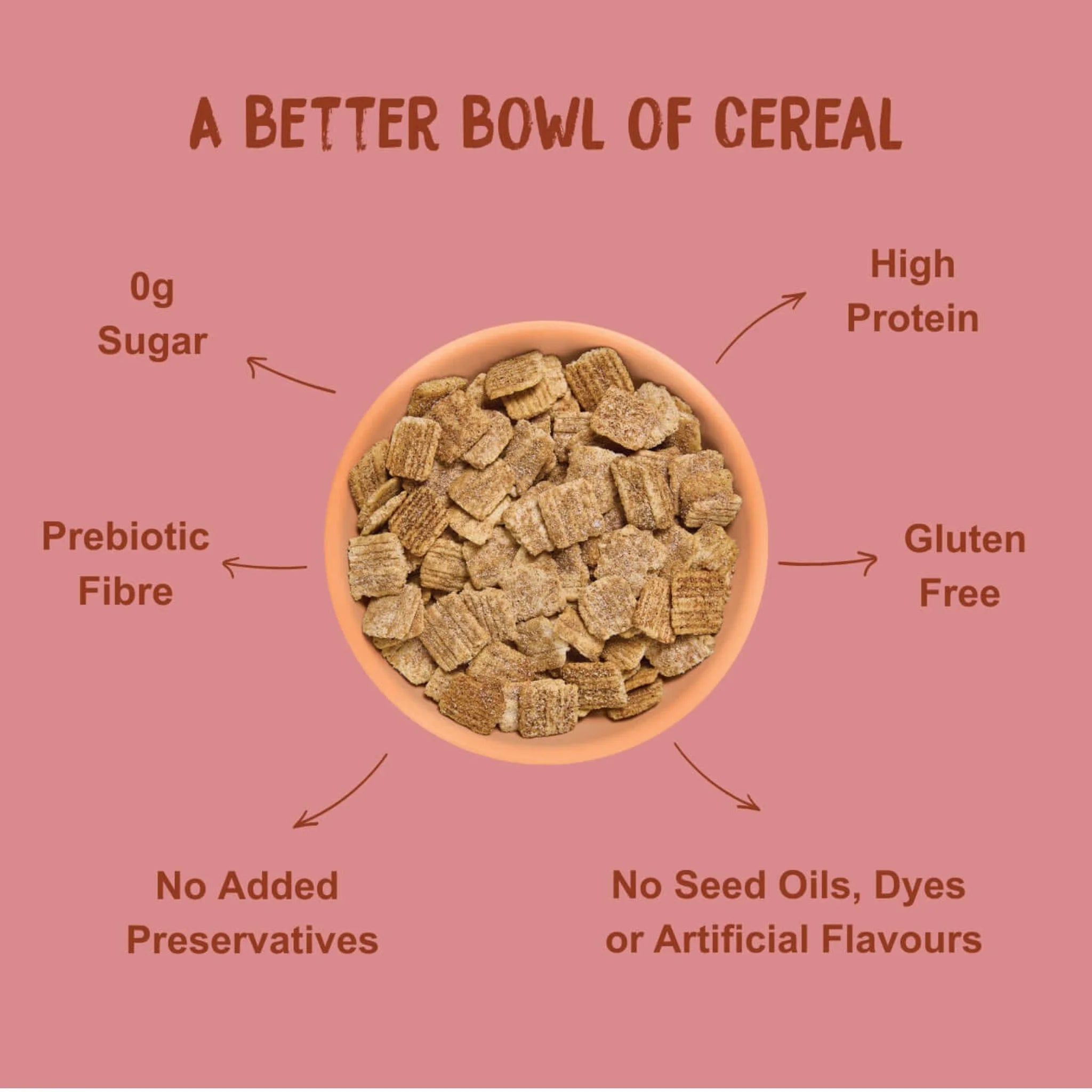 Farm Girl Cinnamon Crisps Keto Vegan Cereal 280g