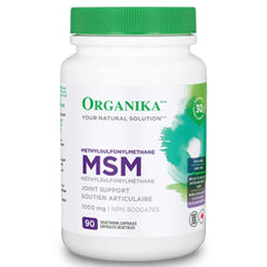 Organika MSM 1000mg 90 Vegetarian Capsules