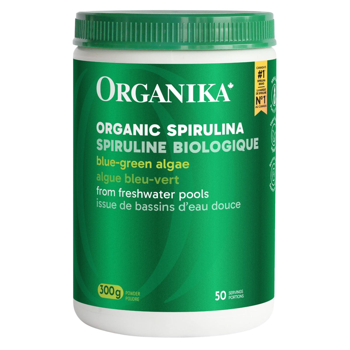 Organika Organic Spirulina 300g - Nature's Source Inc