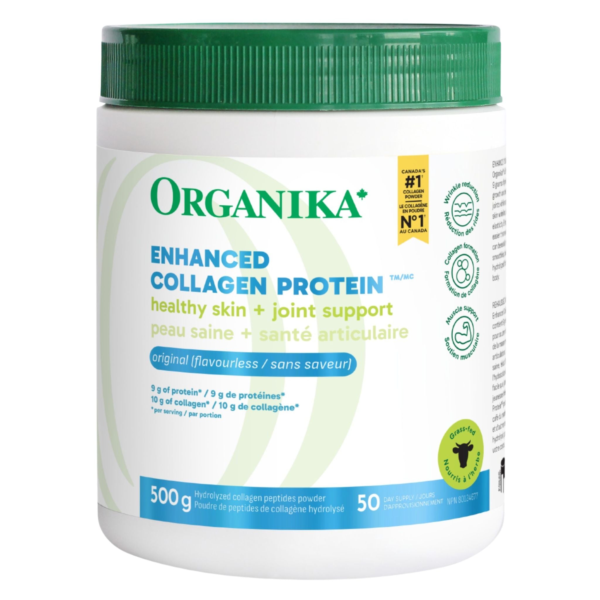 Organika Enhanced Collagen 500g - Nature's Source Inc