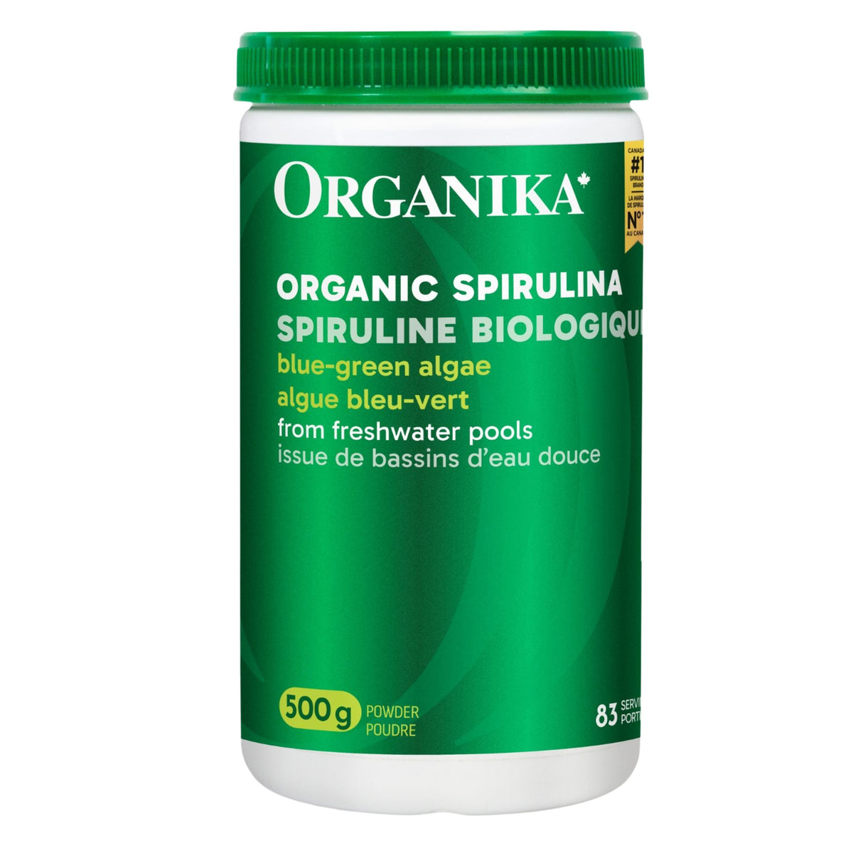 Organika Organic Spirulina 500g - Nature's Source Inc