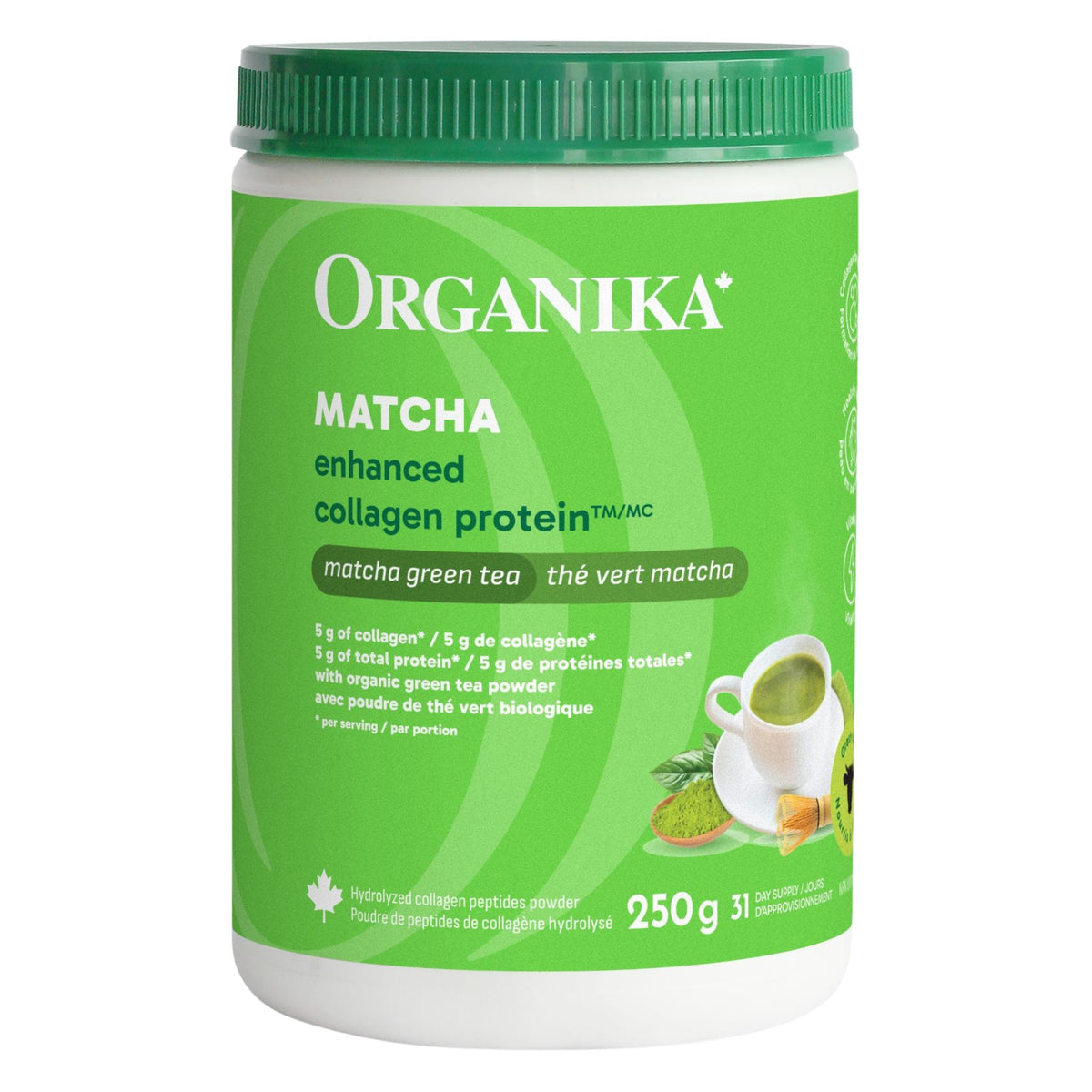 Organika Enhanced Collagen Vitality 250g - Nature's Source Inc