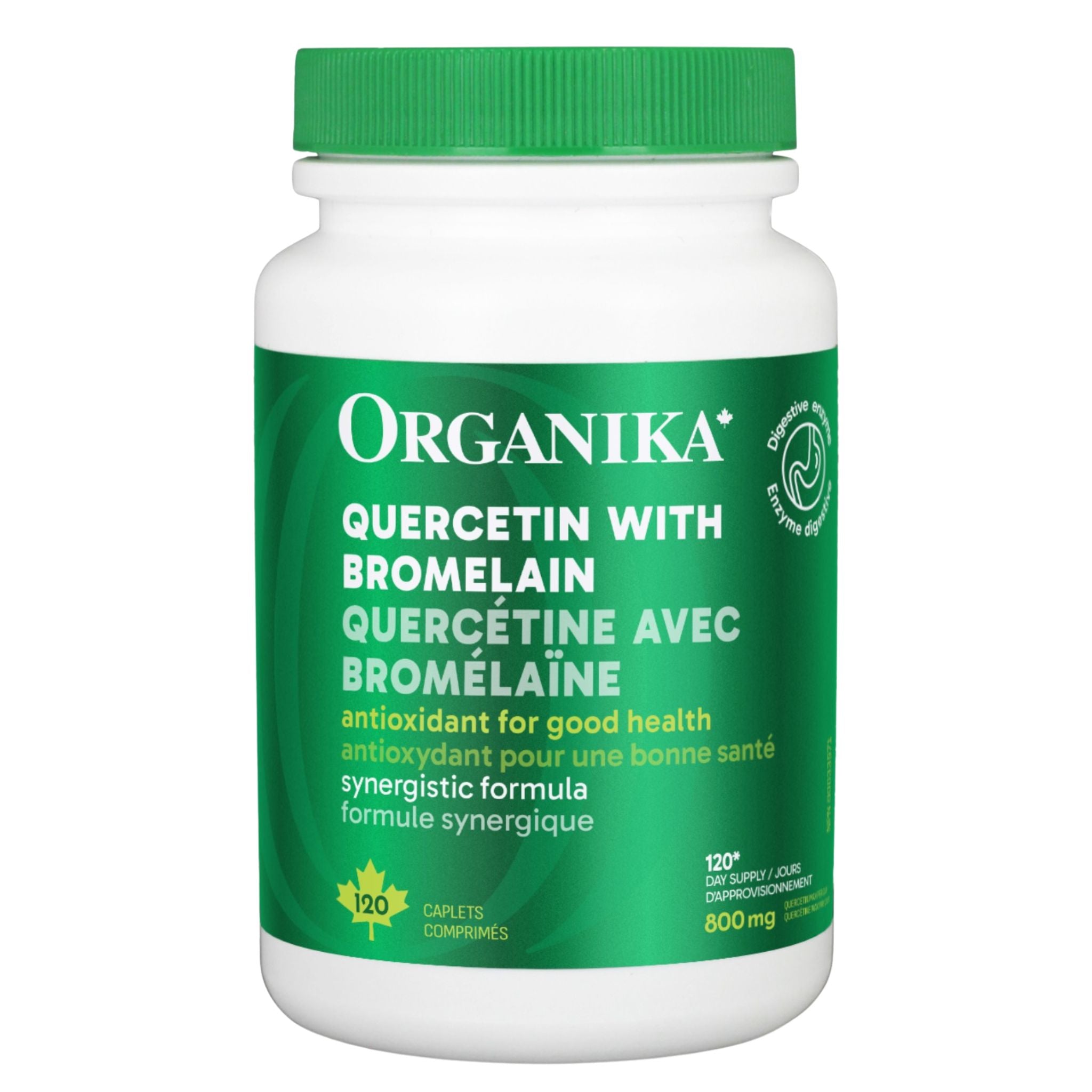 Organika Quercetin with Bromelain 120c - Nature's Source Inc
