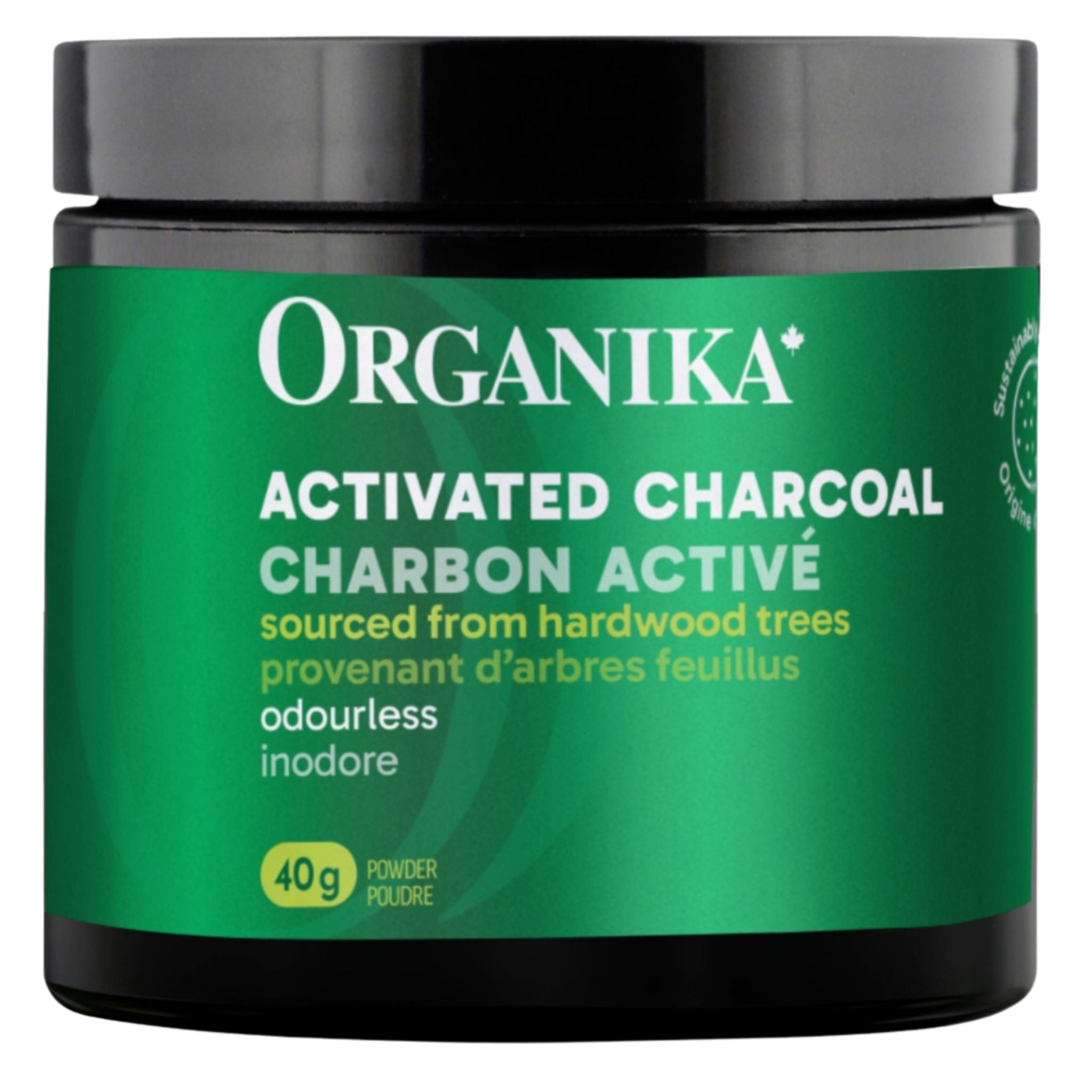 Organika Activated Charcoal 40g - Nature's Source Inc