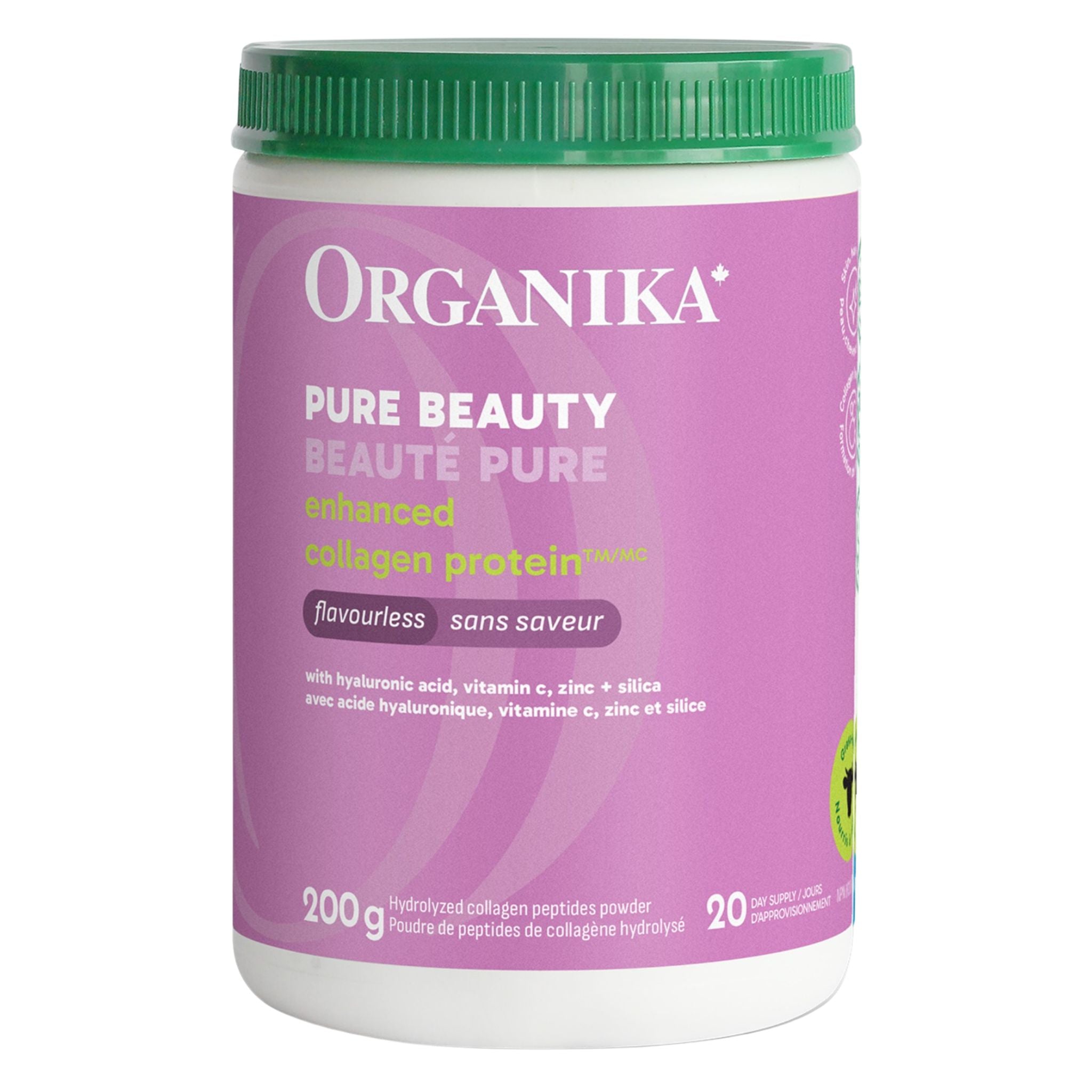 Organika Enhanced Collagen Pure Beauty 200g - Nature's Source Inc