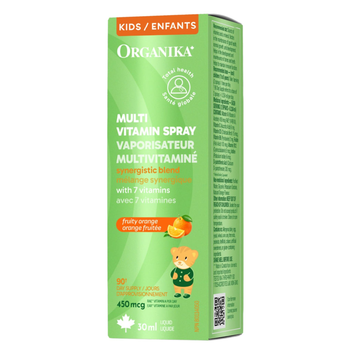 Organika Kids Multivitamin Liquid Spray 30ml - Nature's Source Inc