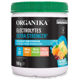 Organika Electrolytes Extra Strength Fruit Punch 180g - Source of Electrolytes, Energy Maintenance During Activity, Provides Extra Strength, Supports Quick Recovery - Nature's Source Inc