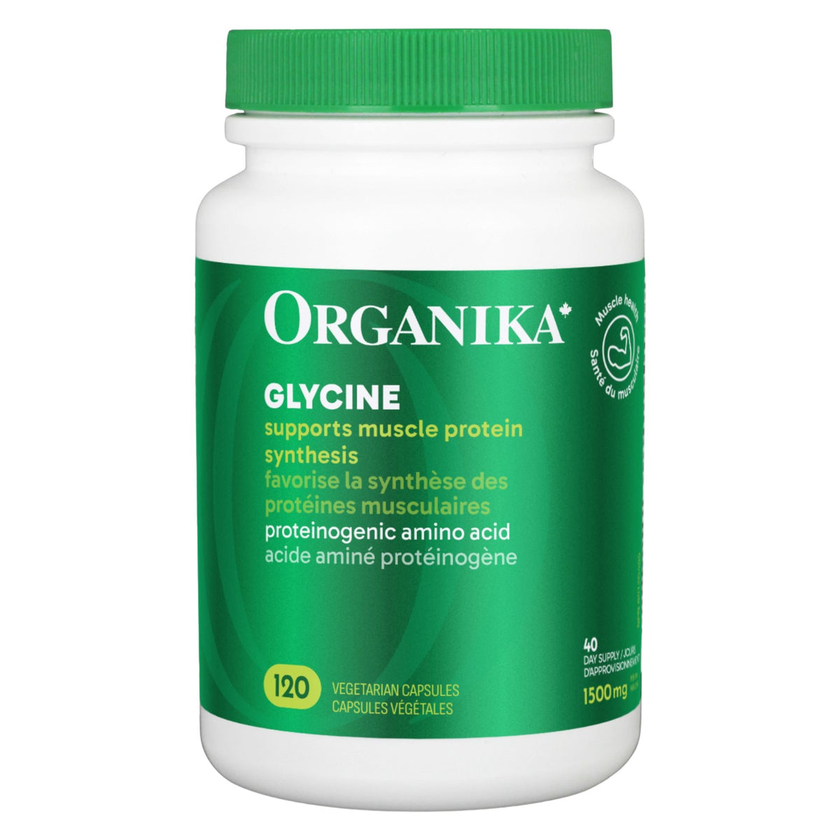 Organika Glycine 120 Veggie Capsules - Nature's Source Inc