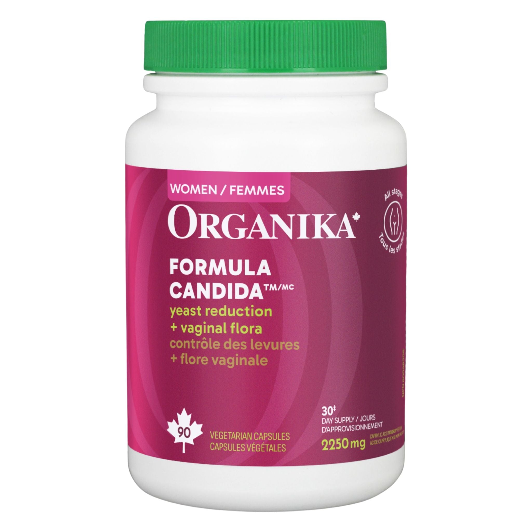 Organika Formula Candida 90 Vegan Capsules - Nature's Source Inc