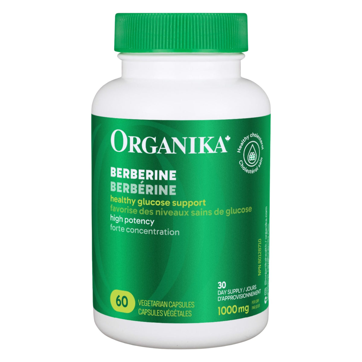 Organika Berberine 60 Vegetarian Capsules - Nature's Source Inc