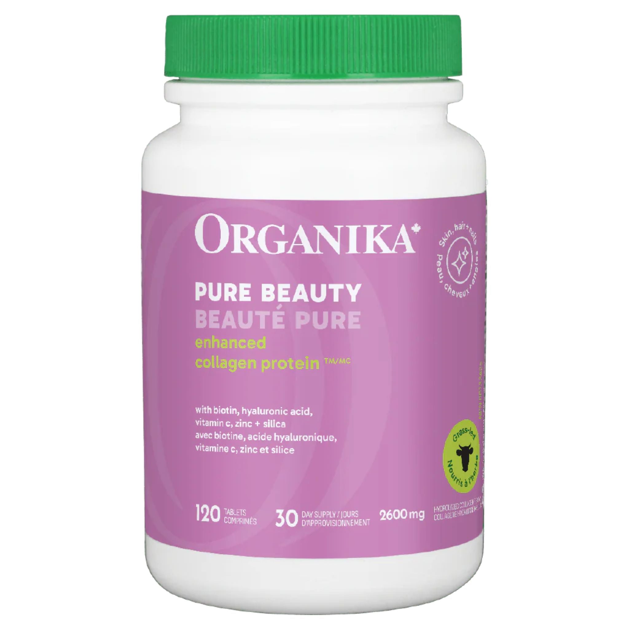 Organika Enhanced Collagen Pure Beauty 120 Tablets - Nature's Source Inc