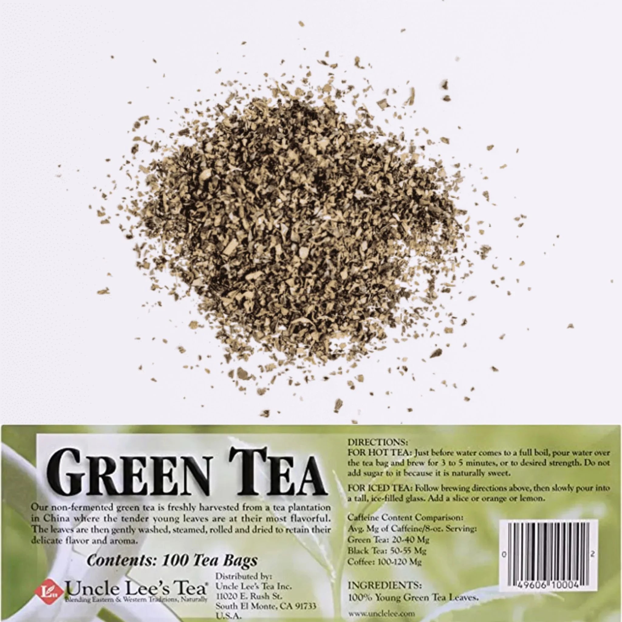 Uncle Lee's Tea Legends of China Organic Green 100 Bags