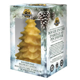 Dutchman's Gold Christmas Tree Beeswax Candle