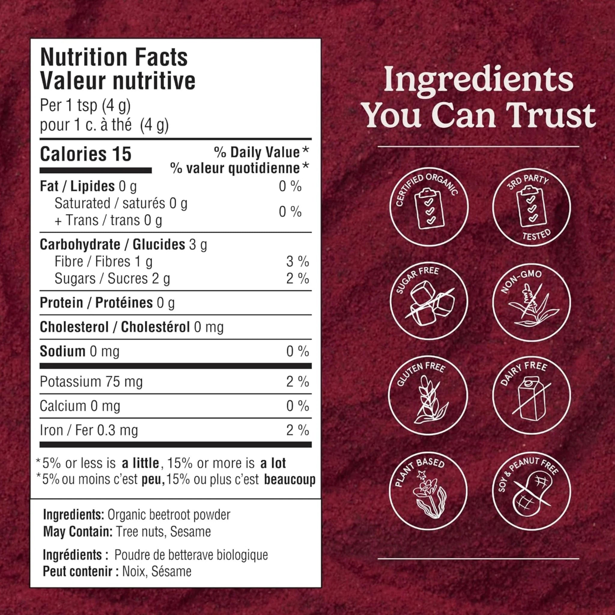 Organic Traditions Beet Root Powder 454g