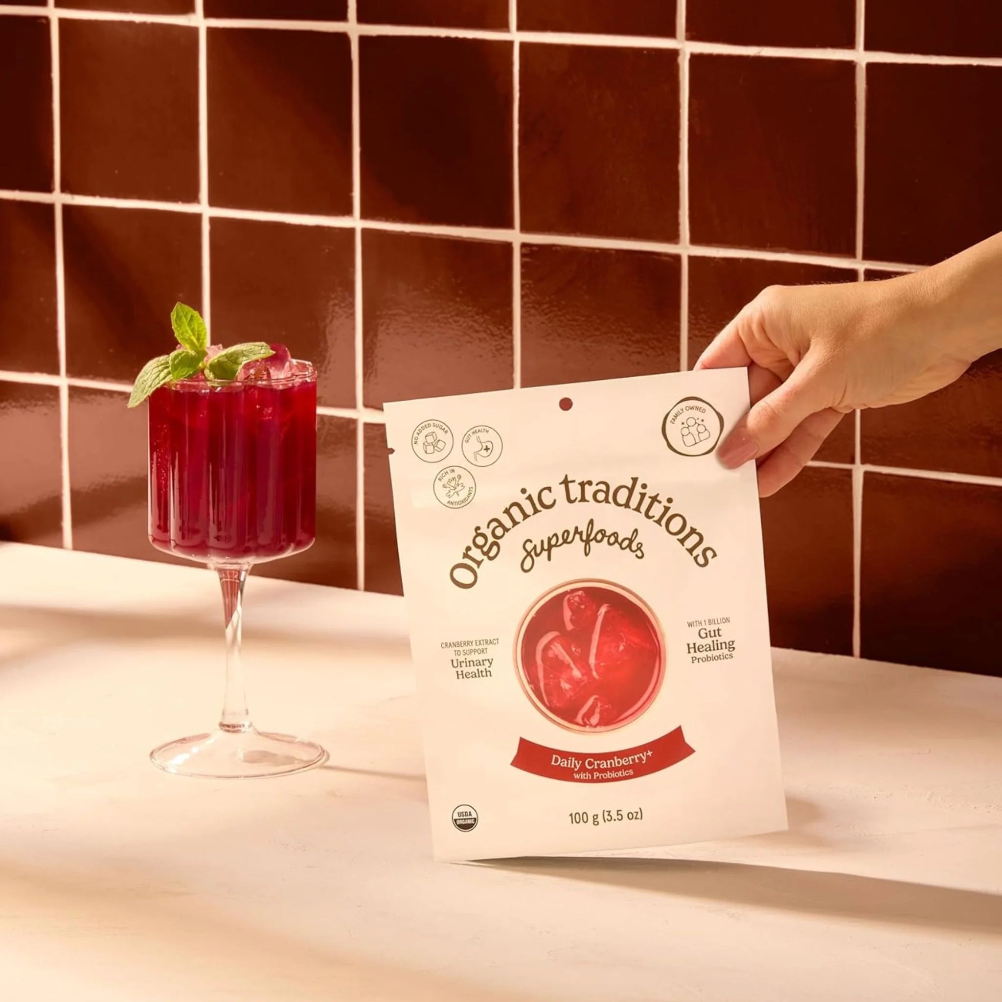 Organic Traditions Daily Cranberry + 100g