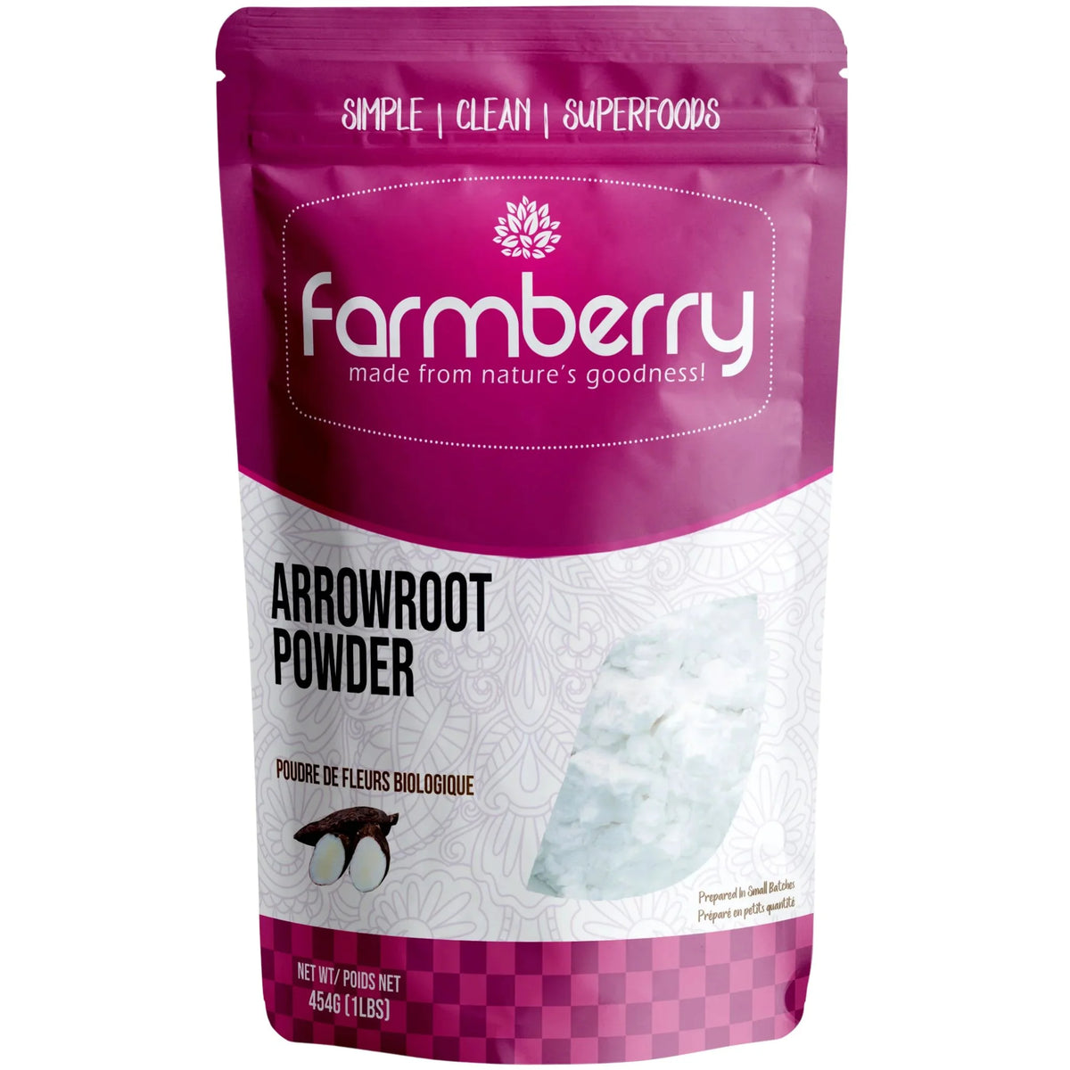 Farmberry Organic Arrowroot Flour Powder 454g