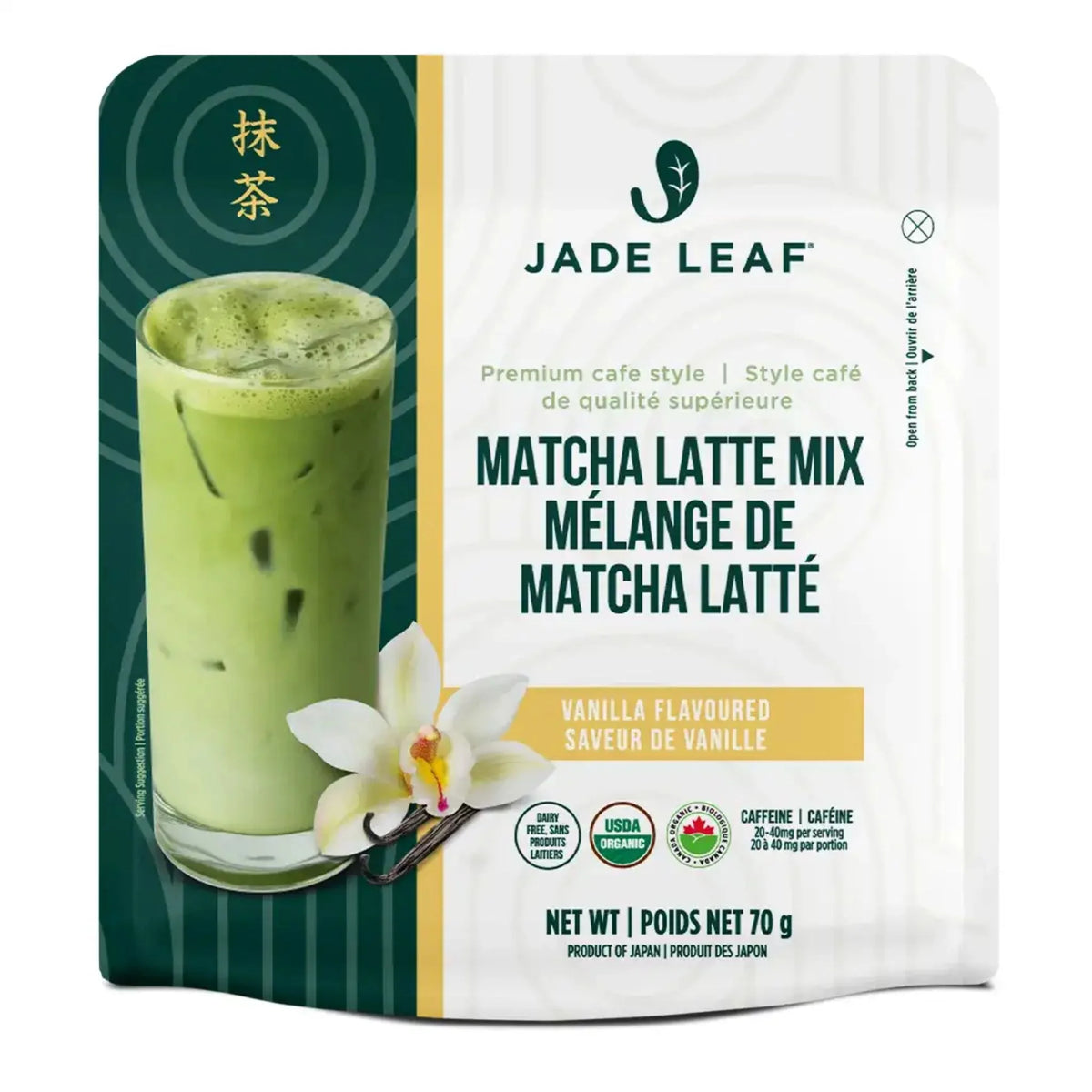 Jade Leaf Organic Matcha Latte Mix Vanilla 70g