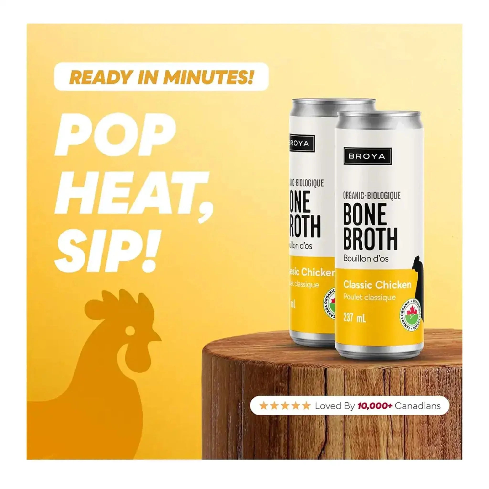 Broya Bone Broth Classic Chicken Bone Broth 237ml