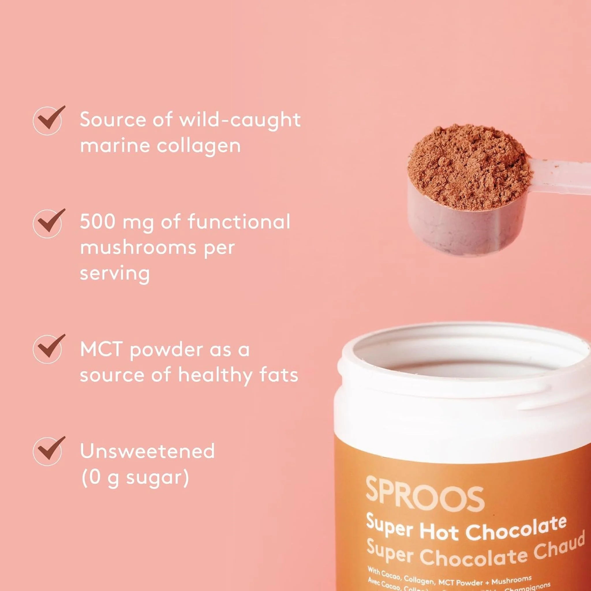 Sproos Super Hot Chocolate 220g