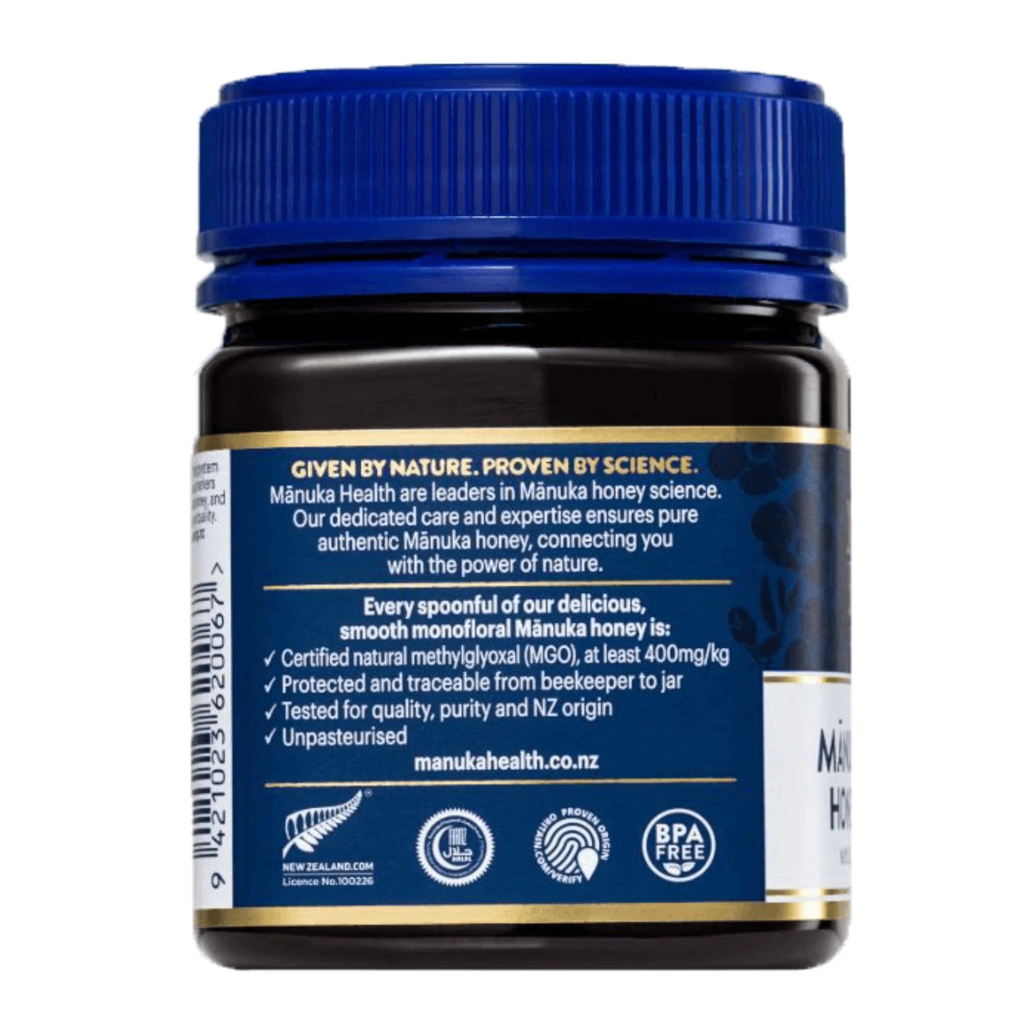 Manuka Health New Zealand Manuka Honey MGO 400+ 250g