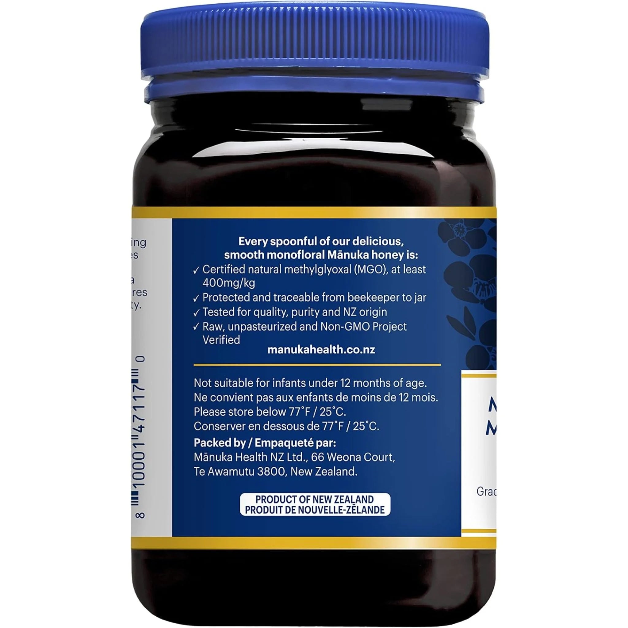 Manuka Health New Zealand Manuka Honey MGO 400+ 500g
