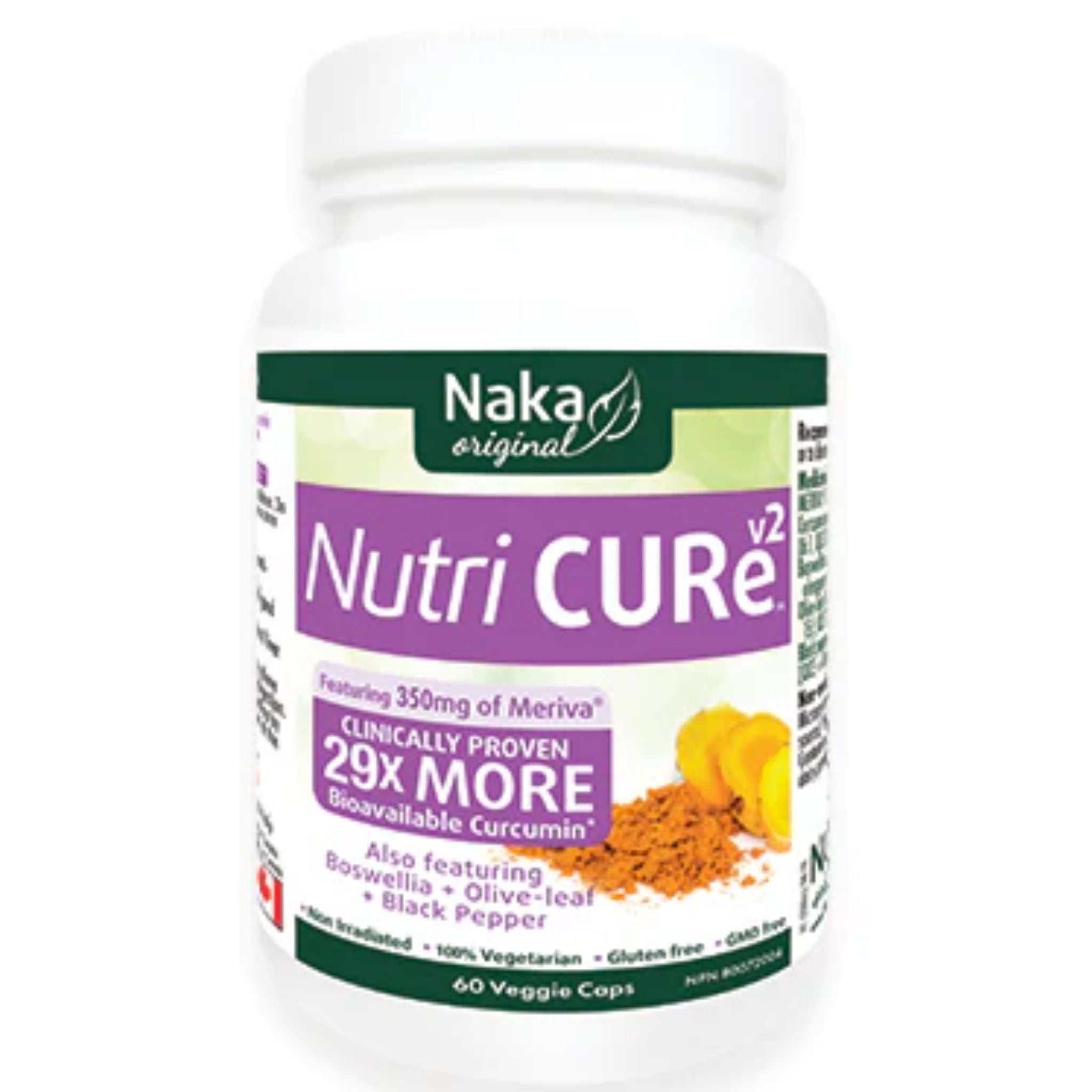 Naka Herbs Nutri Cure V2 60 Veggie Capsules - Nature's Source Inc