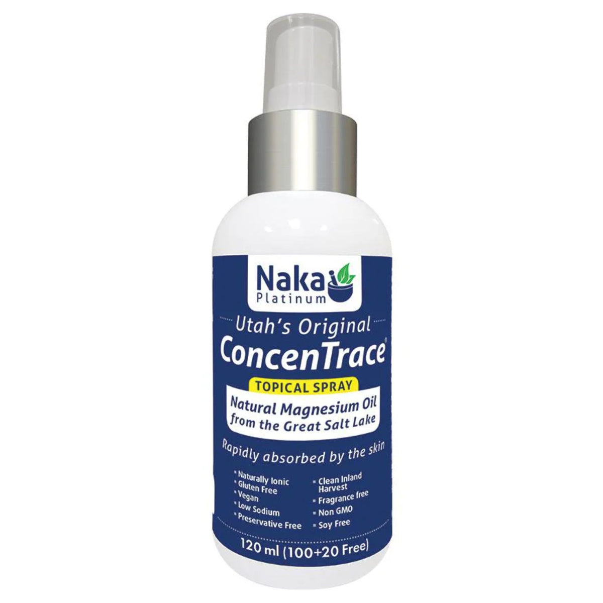 Naka Platinum Concentrace Topical Spray 120ml - Nature's Source Inc