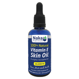 Naka Platinum Vitamin E Skin Oil 50ml - Reduces Fine Lines, Wrinkles, Scars, and Imperfections, Moisturizes Skin, Hair, and Nails, Rich in Antioxidants - Nature's Source Inc