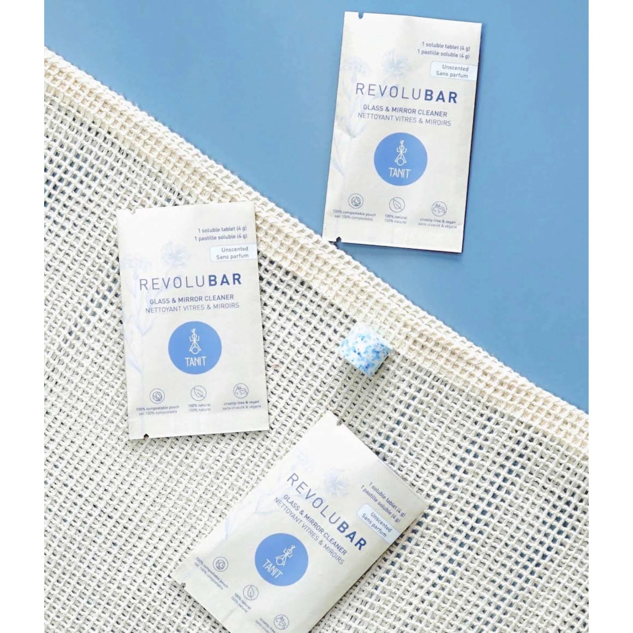 Tanit Glass & Mirrors Cleaner Unscented Tablet