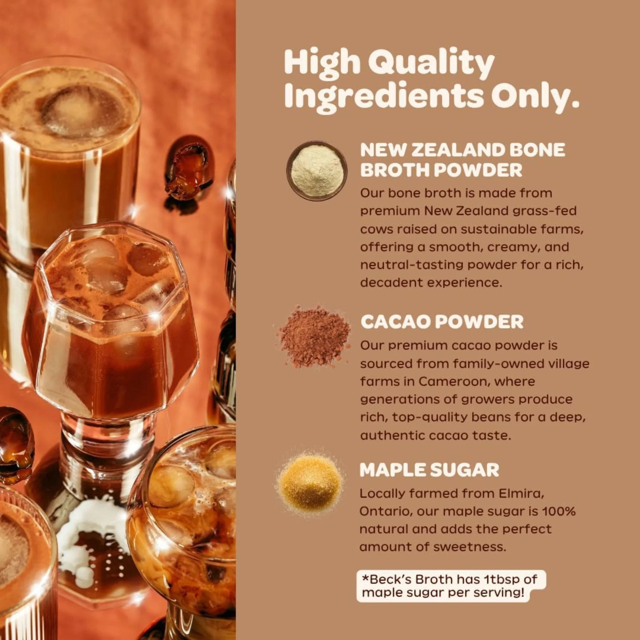 Beck's Broth Protein Hot Chocolate 5ct - Nature's Source Inc