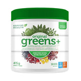 Genuine Health Greens + Unsweetened 415g - Supports Long - Term Optimal Health, Stress Levels and Energy, Promotes Immune System Health, Rich in Antioxidants - Nature's Source Inc