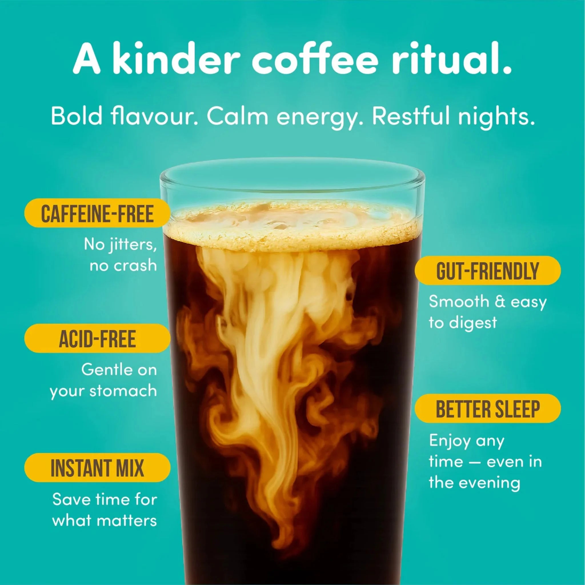 Nummy Creations Instant Herbal Coffee Alternative, Original 150g