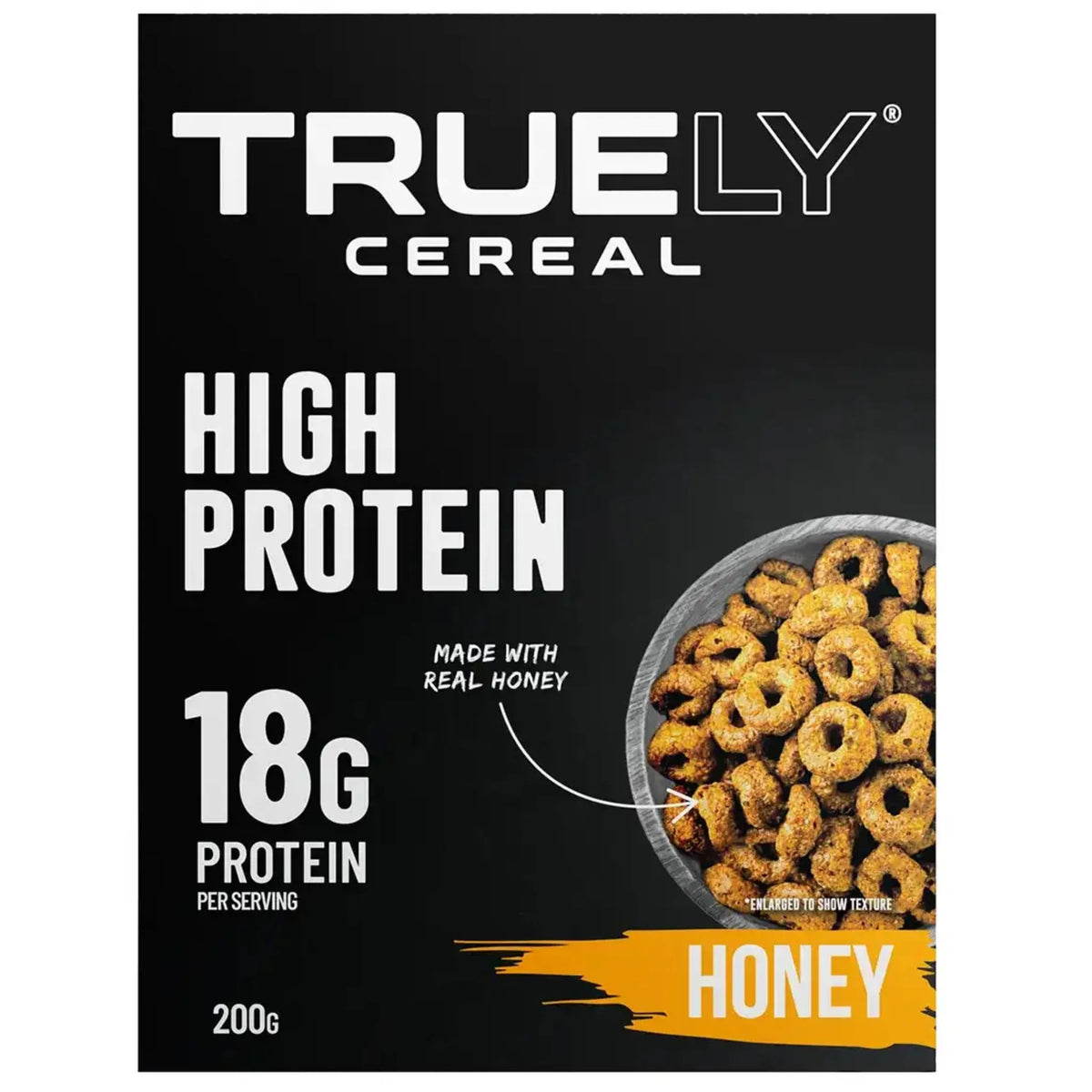 Truely High Protein Breakfast Cereals Honey 200g