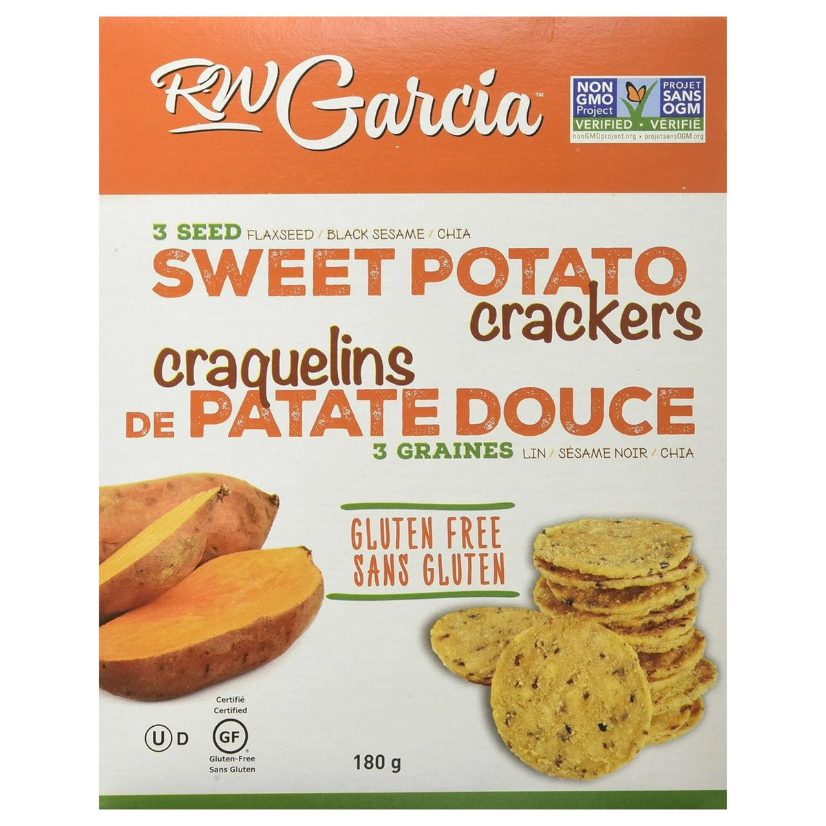 RW Garcia Crackers Sweet Potato 180g