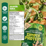 SimplyProtein Tortilla Protein Jalapeno Ranch 130g