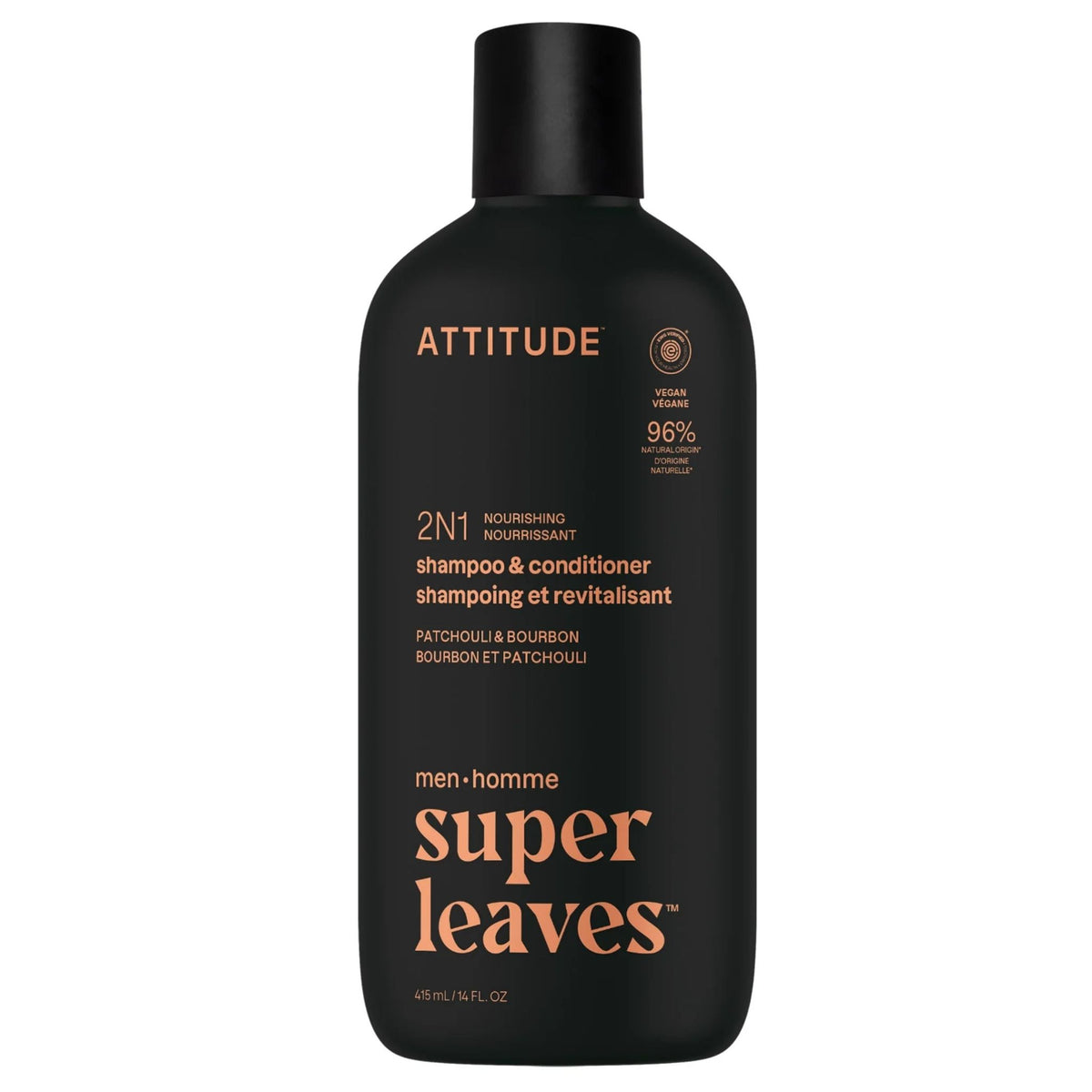 Attitude 2 - in - 1 Men's Nourishing Shampoo & Conditioner 415ml - Nature's Source Inc