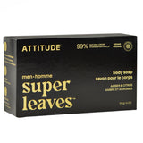Attitude Men's Body Soap Amber & Citrus 113g - Nature's Source Inc