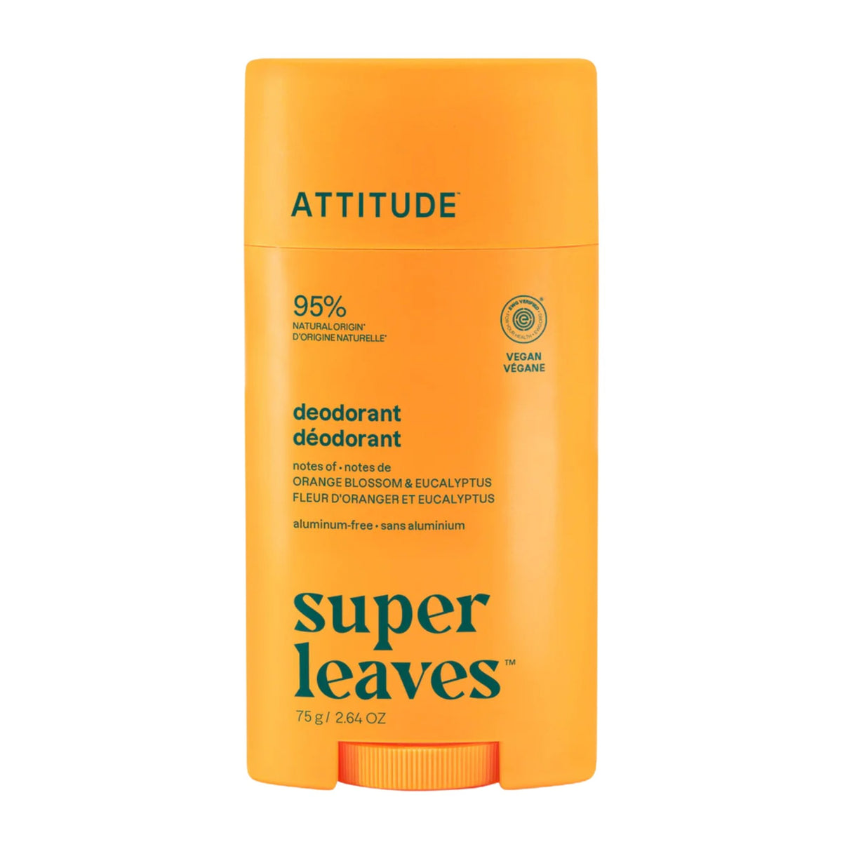 Attitude Deodorant Orange & Eucalyp 75g - Nature's Source Inc