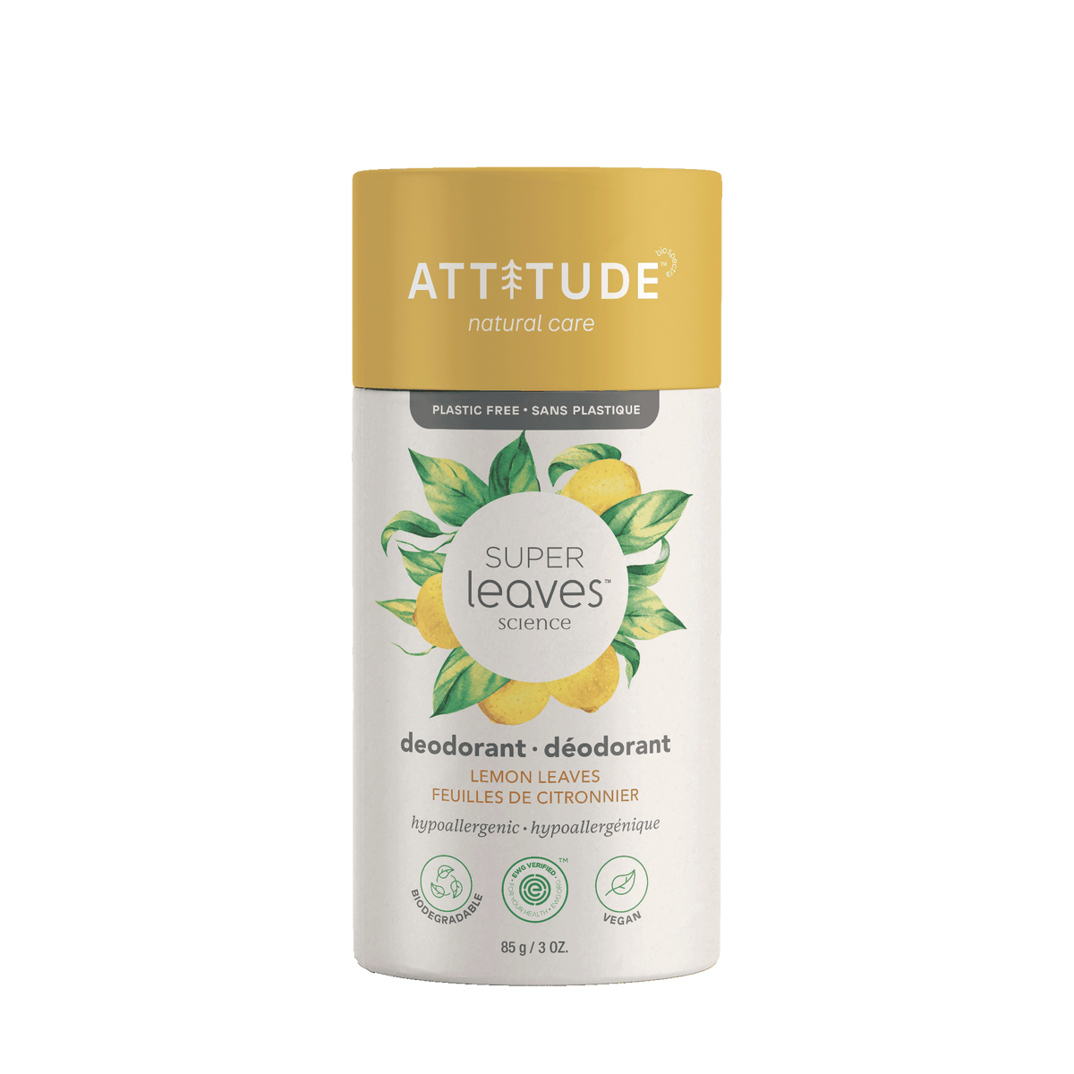 Attitude Deodorant Lemon Leaves 85g