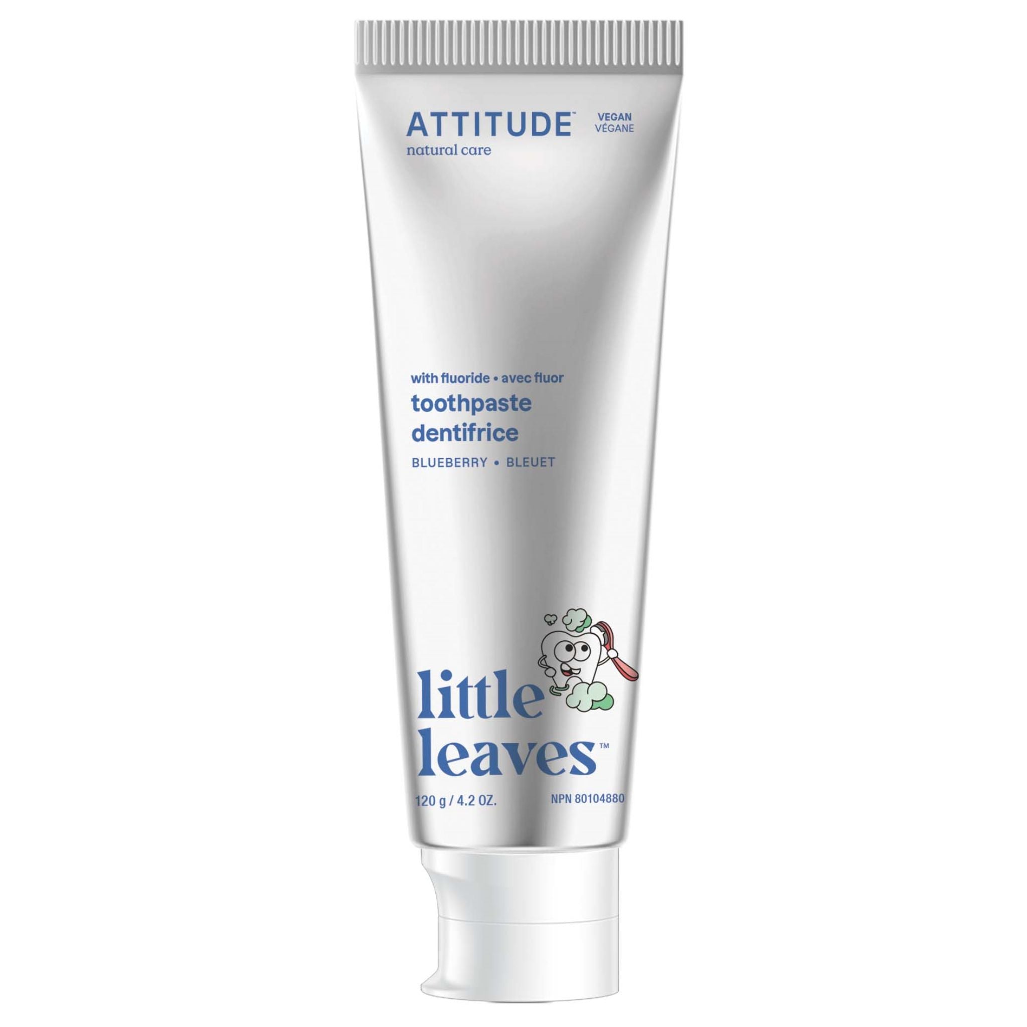Attitude Kids Fluor Toothpaste Blueberry 120g- Nature's Source