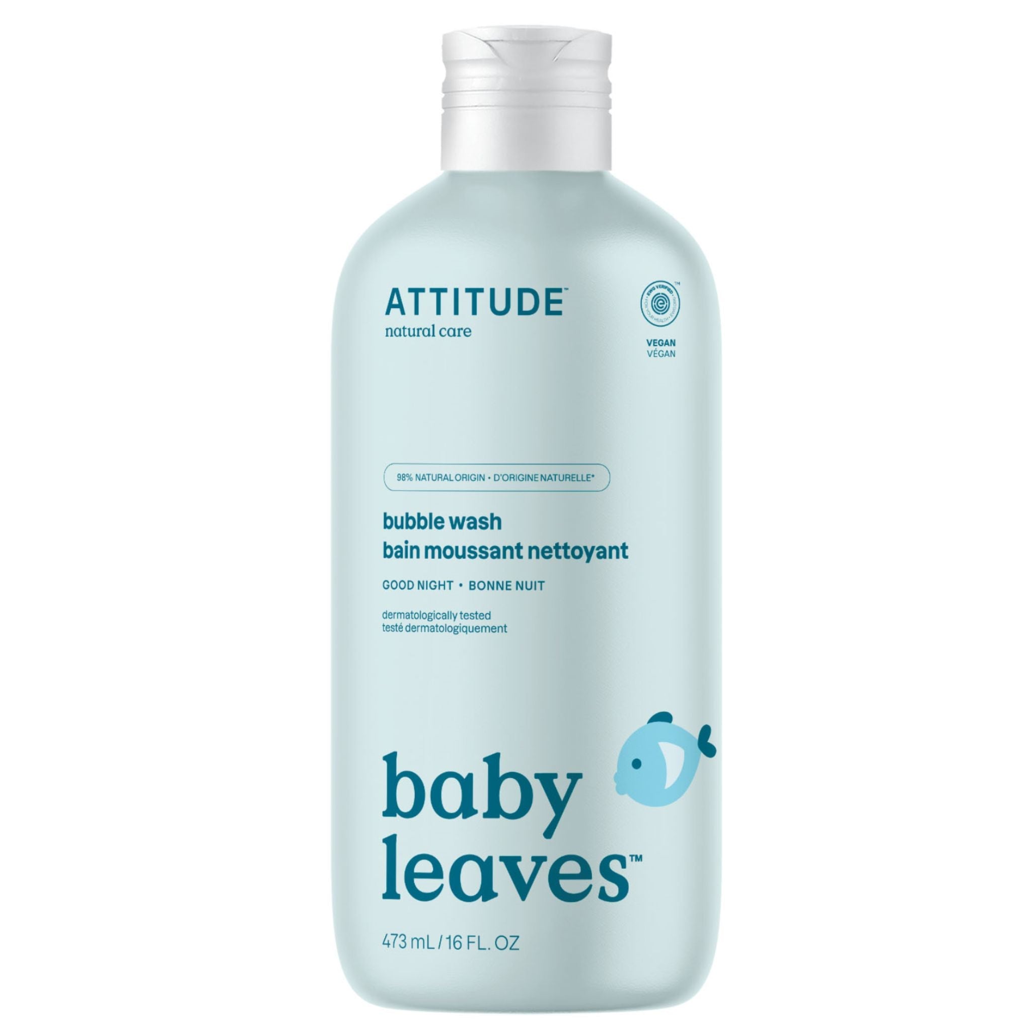 Attitude Bubble Wash Good Night 473ml - Nature's Source Inc