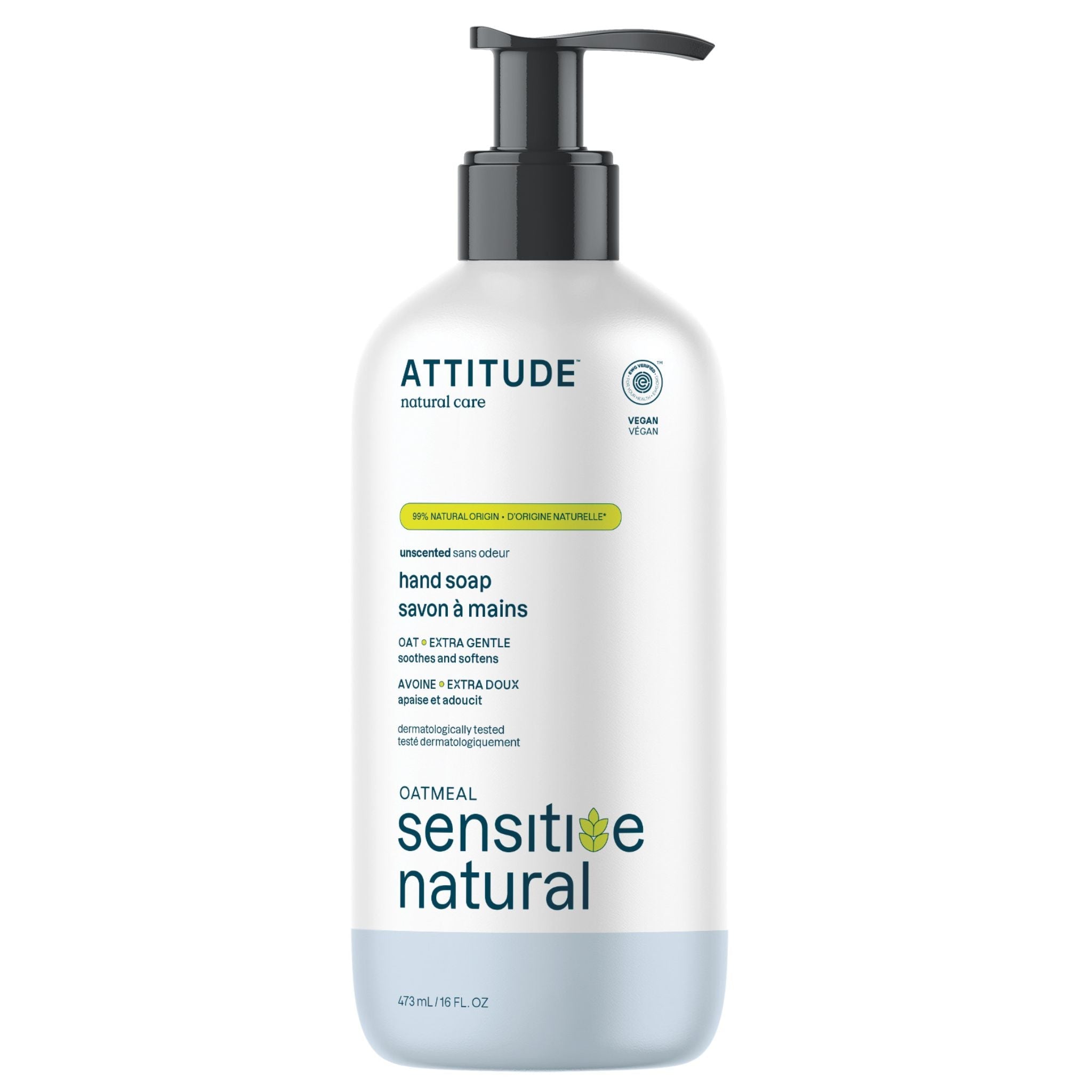 Attitude Hand Soap Fragrance Free 473ml - Nature's Source Inc