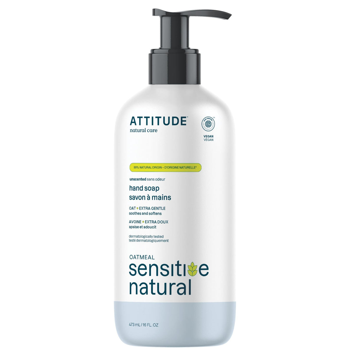 Attitude Hand Soap Fragrance Free 473ml - Nature's Source Inc