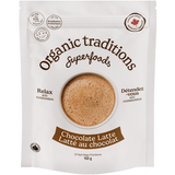 Organic Traditions Chocolate Latte with Ashwagandha and Probiotics - 150g - Nature's Source Inc