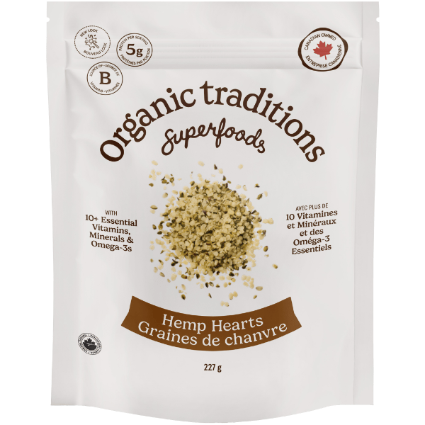 Organic Traditions Hemp Hearts 227g - Nature's Source Inc