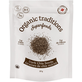 Organic Traditions Dark Chia Seeds - 227g - Nature's Source Inc