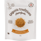 Organic Traditions Sprouted Flax Seed Powder - 227g - Nature's Source Inc