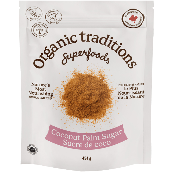 Organic Traditions Coconut Palm Sugar - 227g - Nature's Source Inc