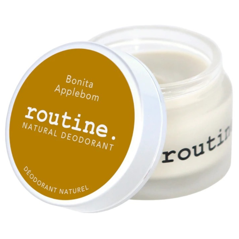 Routine Bonita Applebom Deodorant Jar 58g - Prevent Unsavoury Smell, Maintain Skin's Healthy Balance, Can Also Apply Between Thighs, Nape Of The Neck, And Your Underboobs